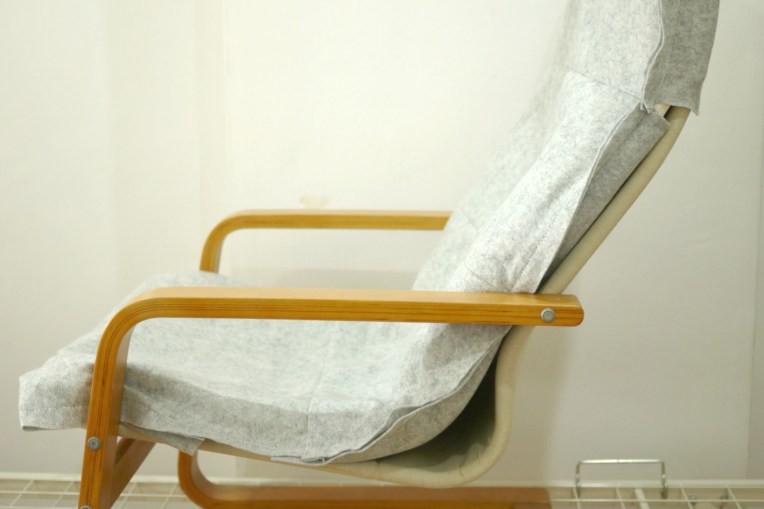 diy ikea pello cover // mono+co