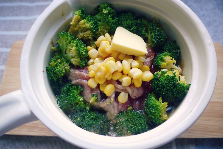 beef and broccoli casserole with inspiration from pepper lunch