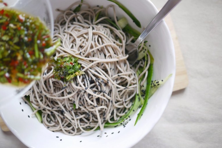 Cucumber Cold Soba Salad // Mono + Co