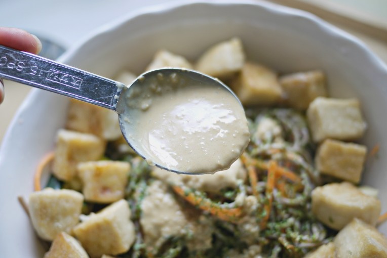 No Sugar Japanese Sesame Dressing // MonoandCo