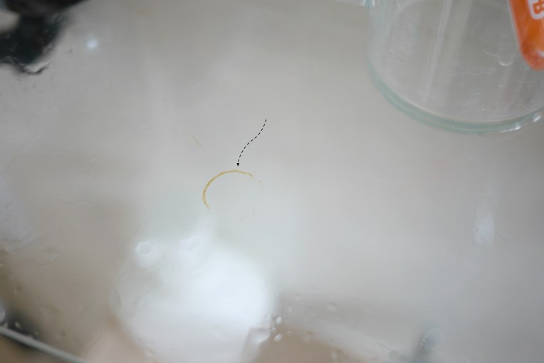 Housekeeping : Removing Rust Stain On Glass // Mono+Co