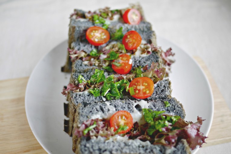 Bamboo Charcoal Potato Bread Loaf // Mono+Co