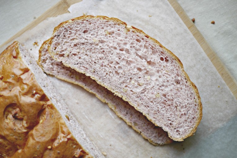 Walnut Chia Seed Purple Sweet Potato Boule // Mono+Co