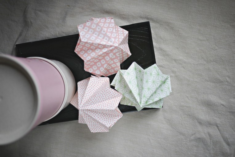 Origami Paper Diamonds // Mono + Co