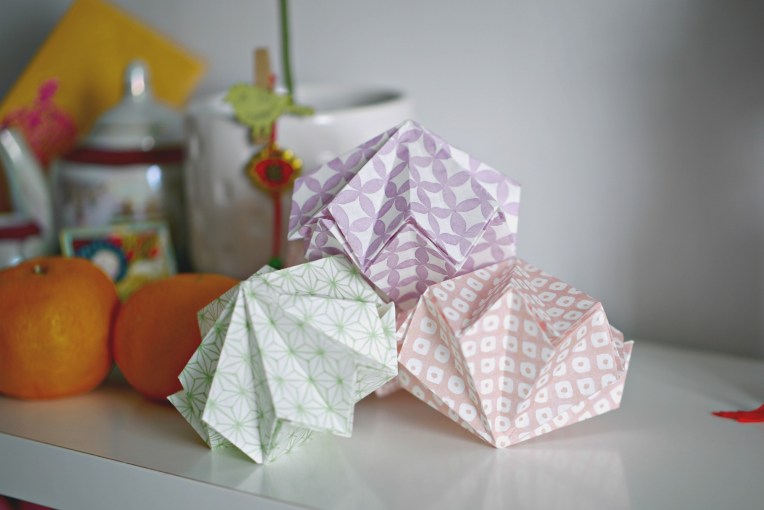 Origami Paper Diamonds // Mono + Co
