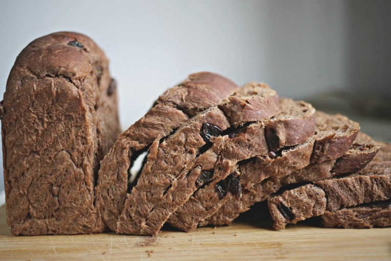 Chocolate Raisin Potato Bread Loaf // Mono + Co
