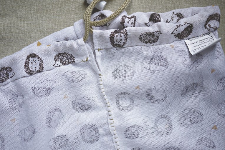 Hand Sewn Drawstring Bag // Mono + Co