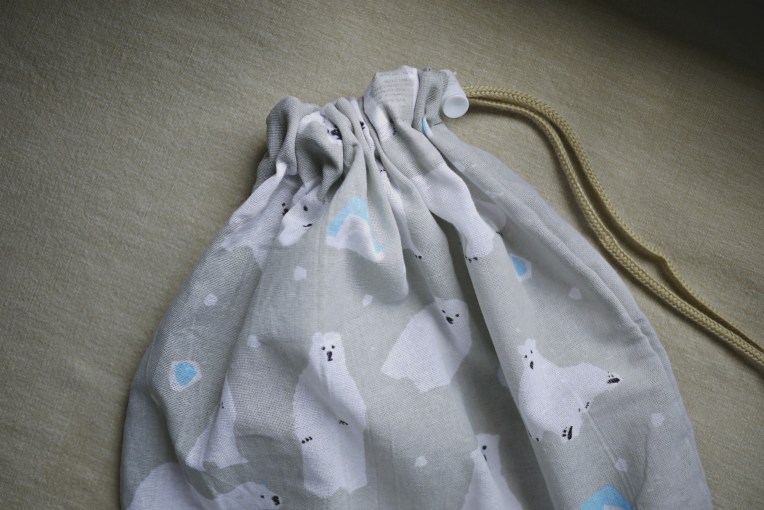 Hand Sewn Drawstring Bag // Mono + Co