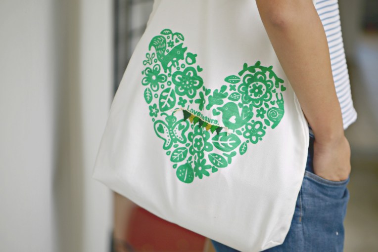 Green Monday : 327 Days Cotton Tote // Mono + Co