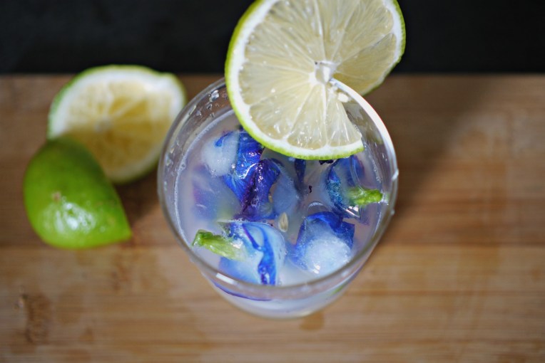 Blue Butterfly Pea Flower Lemonade // Mono + Co