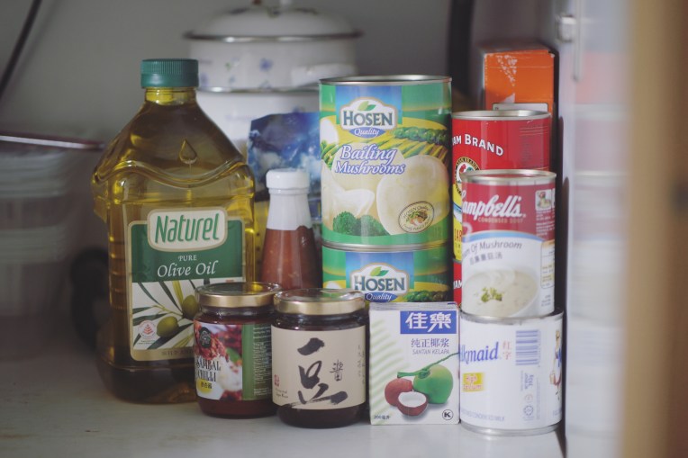 A Full Larder: Over 160 Food Items At Home Without Panic Buying // Mono + Co