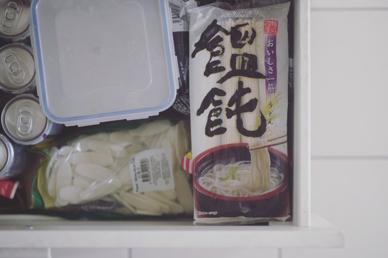 A Full Larder: Over 160 Food Items At Home Without Panic Buying // Mono + Co