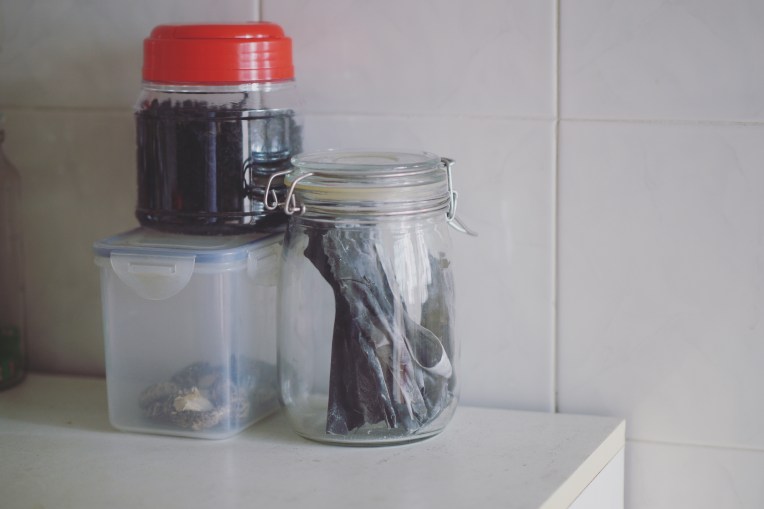 A Full Larder: Over 160 Food Items At Home Without Panic Buying // Mono + Co