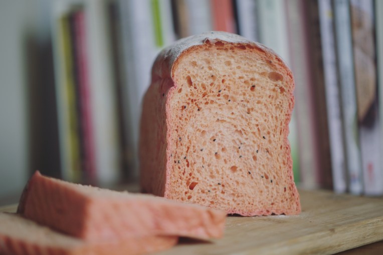 Red Dragon Fruit Bread Loaf // Mono+Co