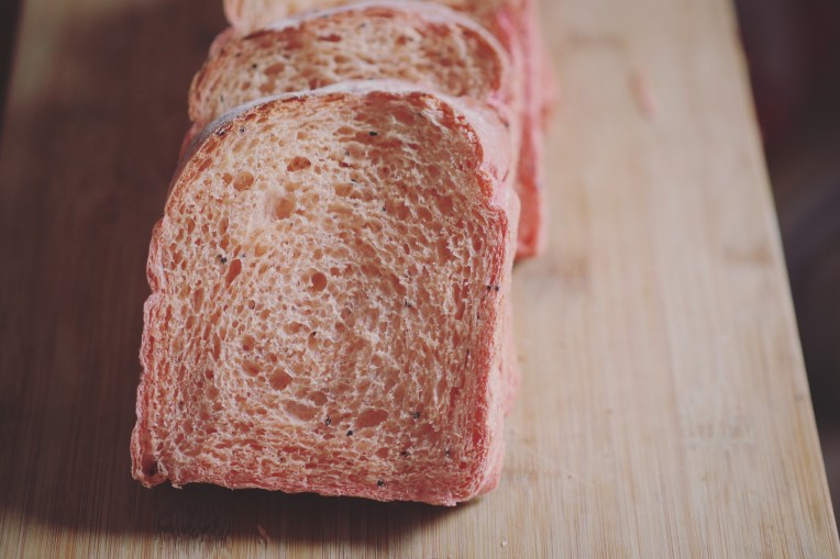 Red Dragon Fruit Bread Loaf // Mono+Co