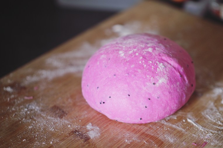 Red Dragon Fruit Bread Loaf // Mono+Co